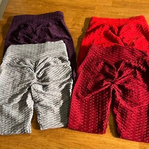 Honeycomb Scrunch -Bubble Butt Leggings